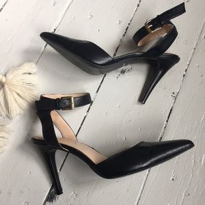 Nine West ankle strap pumps